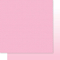 Paper House Productions - 12 x 12 Double Sided Paper - Pink Watercolor Floral