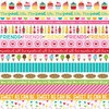Bella Blvd - My Candy Girl Collection - 12 x 12 Double Sided Paper - Borders