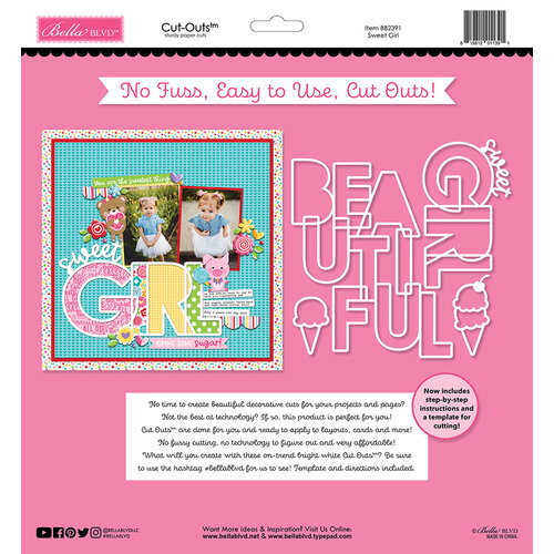 Bella Blvd - My Candy Girl Collection - Cut Outs - Sweet Girl