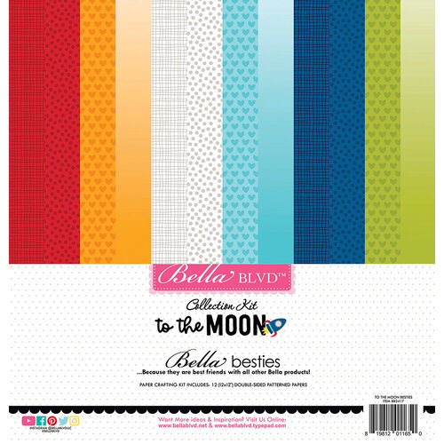 Bella Blvd - To The Moon Collection - 12 x 12 Bella Besties Kit