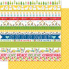 Bella Blvd - Let Us Adore Him Collection - 12 x 12 Double Sided Paper - Borders