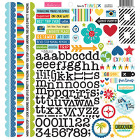 Bella Blvd - Time To Travel Collection - 12 x 12 Cardstock Stickers - Doohickey