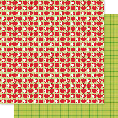 Bella Blvd - Tiny Tots 2.0 Collection - 12 x 12 Double Sided Paper - Apple Snack