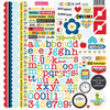Bella Blvd - School Is Cool Collection - 12 x 12 Cardstock Stickers - Doohickey