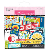 Bella Blvd - School Is Cool Collection - Ephemera - Words