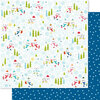 Bella Blvd - The North Pole Collection - 12 x 12 Double Sided Paper - Beary Christmas