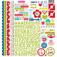 Bella Blvd - The North Pole Collection - 12 x 12 Cardstock Stickers - Doohickey