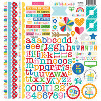 Bella Blvd - Birthday Bash Collection - 12 x 12 Cardstock Stickers - Doohickey