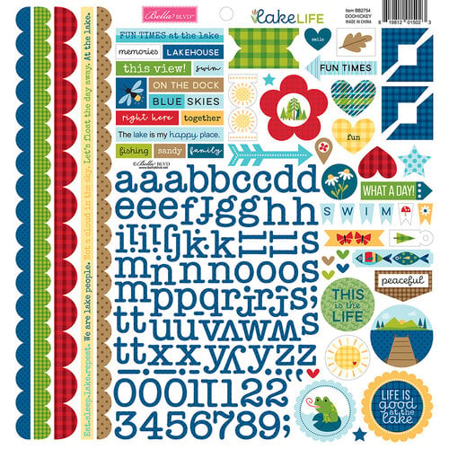 Bella Blvd - Lake Life Collection - Cardstock Stickers - Doohickey