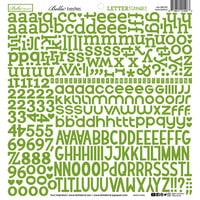 Alphabet Scrapbook Stickers Letters Numbers Symbols Ghana
