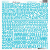 Bella Blvd - Bella Besties Collection - Letter Scramble Stickers - Ice