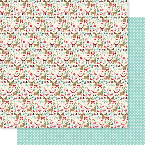 Bella Blvd - Merry Little Christmas Collection - 12 x 12 Double Sided Cardstock - Merry Everything