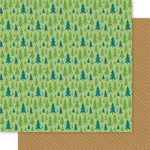 Bella Blvd - Merry Little Christmas Collection - 12 x 12 Double Sided Cardstock - Tree Farm