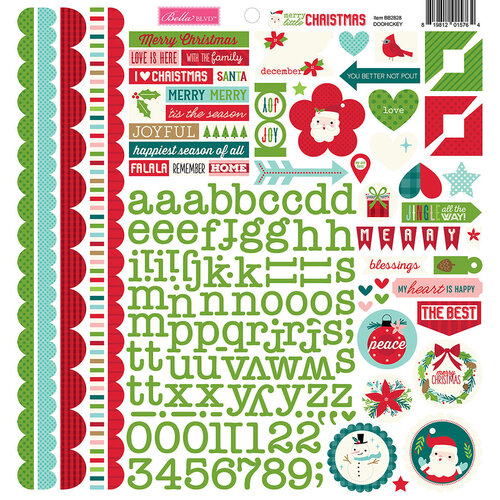 Bella Blvd - Merry Little Christmas Collection - Cardstock Stickers - Doohickey