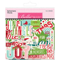 Bella Blvd - Merry Little Christmas Collection - Ephemera - Words