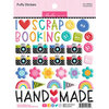 Bella Blvd - Let's Scrapbook! Collection - Puffy Stickers - Handmade