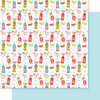 Bella Blvd - Merry Mingle Collection - 12 x 12 Double Sided Paper - Making Spirits Bright
