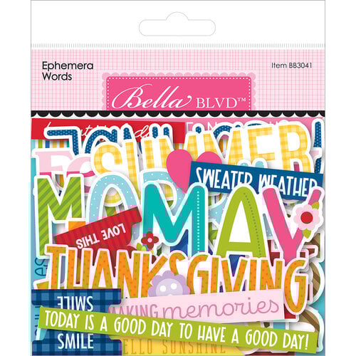 Bella Blvd - My Life 365 Collection - Ephemera - Words