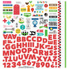 Bella Blvd - Barnyard Collection - 12 x 12 Cardstock Stickers - Fundamentals