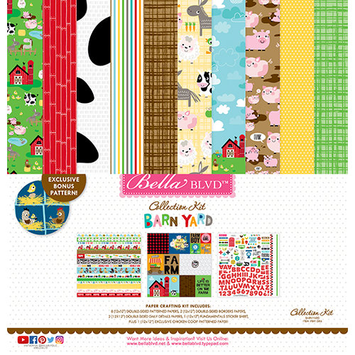 Bella Blvd - Barnyard Collection - 12 x 12 Collection Kit