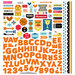 Bella Blvd - Basketball Collection - 12 x 12 Cardstock Stickers - Fundamentals