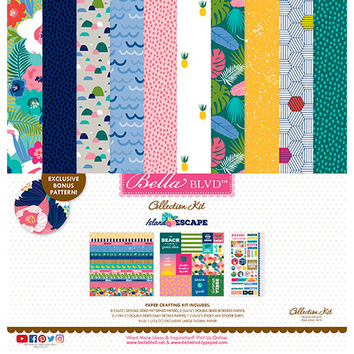 Bella Blvd - Island Escape Collection - 12 x 12 Collection Kit