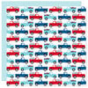 Bella Blvd - Fireworks and Freedom Collection - 12 x 12 Double Sided Paper - Truck Parade
