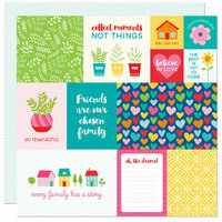 Bella Blvd - Home Sweet Home Collection - 12 x 12 Double Sided Paper - Daily Details