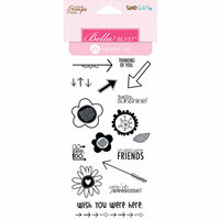 Bella Blvd - Hampton Art - Sand and Surf Collection - Cling Mounted Rubber Stamps