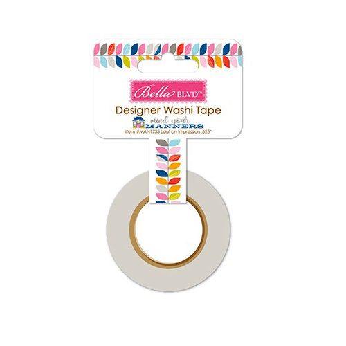 Bella Blvd - Mind Your Manners Collection - Washi Tape - Leaf an Impression