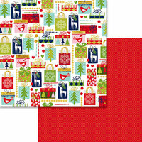 Bella Blvd - Merry Christmas Collection - 12 x 12 Double Sided Paper with Foil Accents - Giving