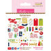 Bella Blvd - Merry Christmas Collection - Ephemera with Foil Accents - Icons