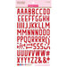 Bella Blvd - Puffy Stickers - Wonky Alphabet - McIntosh