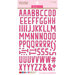 Bella Blvd - Puffy Stickers - Wonky Alphabet - Punch