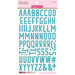 Bella Blvd - Puffy Stickers - Cardstock Stickers - Wonky Alphabet - Ice