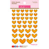 Bella Blvd - Puffy Stickers - Hearts - Orange Mix