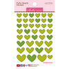 Bella Blvd - Puffy Stickers - Hearts - Pickle Juice Mix