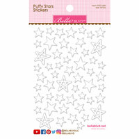 Bella Blvd - Puffy Stickers - Stars - Milk White
