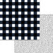 Bella Blvd - Plaids and Dotty Collection - 12 x 12 Double Sided Paper - Black