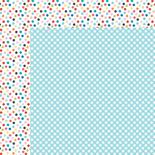Bella Blvd - Popsicles and Pandas Collection - 12 x 12 Double Sided Paper - Picnic