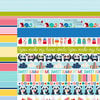 Bella Blvd - Popsicles and Pandas Collection - 12 x 12 Double Sided Paper - Borders