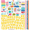 Bella Blvd - Popsicles and Pandas Collection - 12 x 12 Cardstock Stickers - Fundamentals