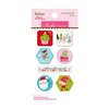 Bella Blvd - Santa Stops Here Collection - Christmas - Epoxy Stickers - Icons