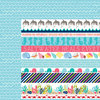 Bella Blvd - Secrets of the Sea Collection - Girl - 12 x 12 Double Sided Paper - Borders