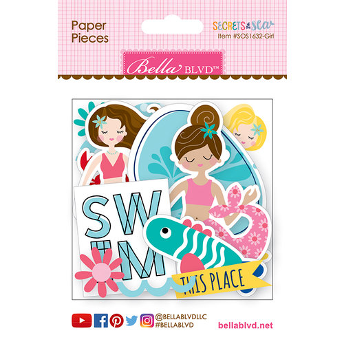 Bella Blvd - Secrets of the Sea Collection - Girl - Paper Pieces