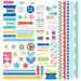 Bella Blvd - Splash Zone Collection - Doohickey - Cardstock Stickers