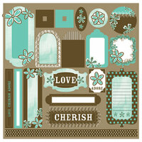 Black Market Paper Society - Lucky 'n Love Collection - Underground Tag Elements, CLEARANCE