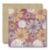 Black Market Paper Society - Let It Bloom Collection - 12 x 12 Double Sided Paper - Sophie Grace
