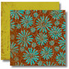 Black Market Paper Society - When the Weather is Fine Collection - 12 x 12 Double Sided Paper - Ring Around the Posie