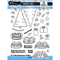 Brutus Monroe - Christmas - Clear Photopolymer Stamps - Cheerful Trees
